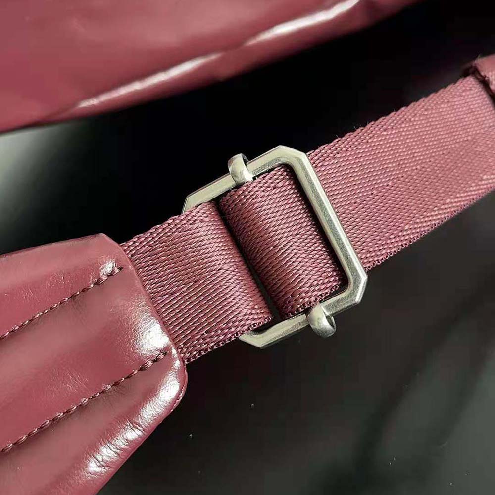 Bottega Veneta Men Medium Archetype Backpack Crafted from Supple Lambskin Leather-Maroon - image 8