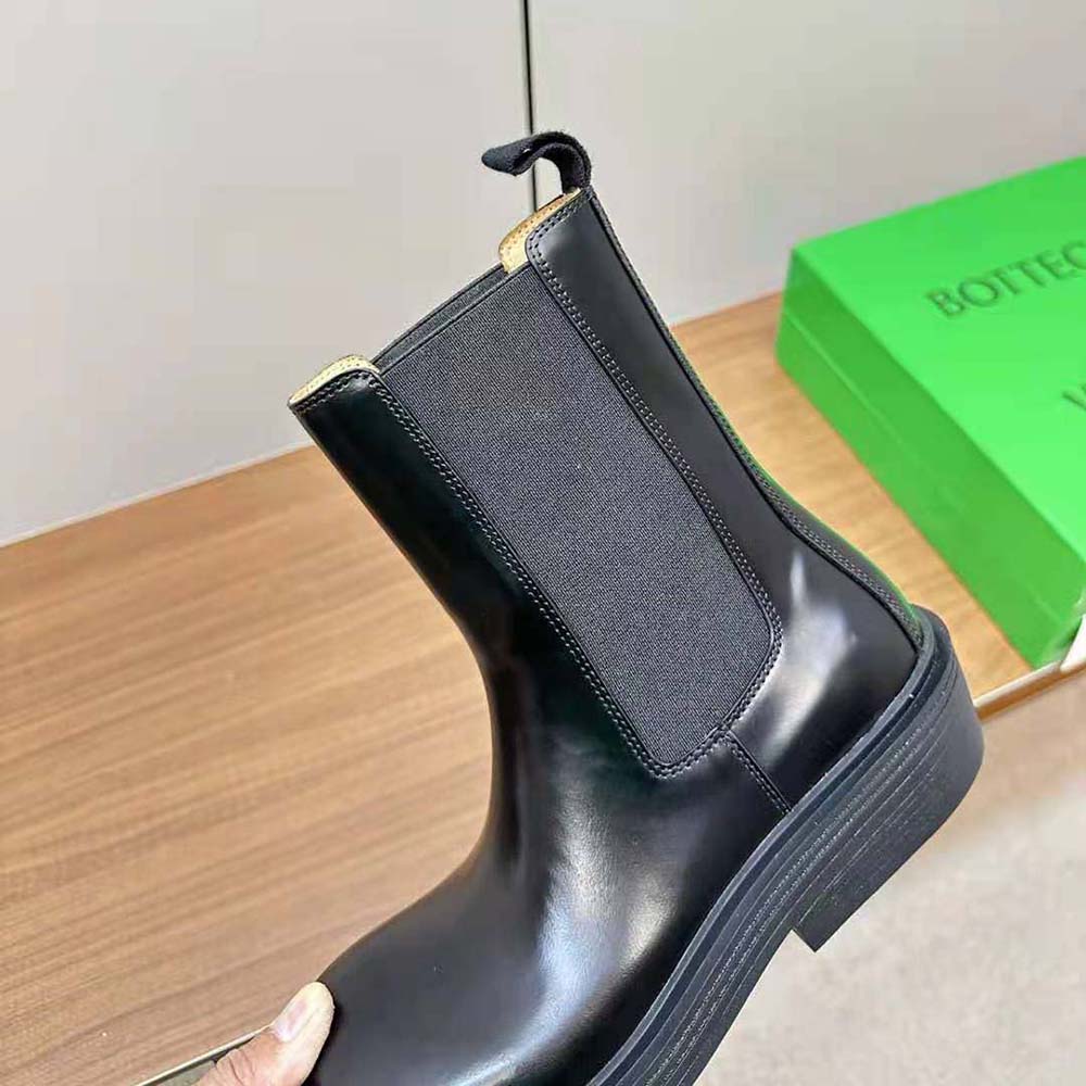 Bottega Veneta Women Fireman Chelsea Ankle Boot-Black - image 9
