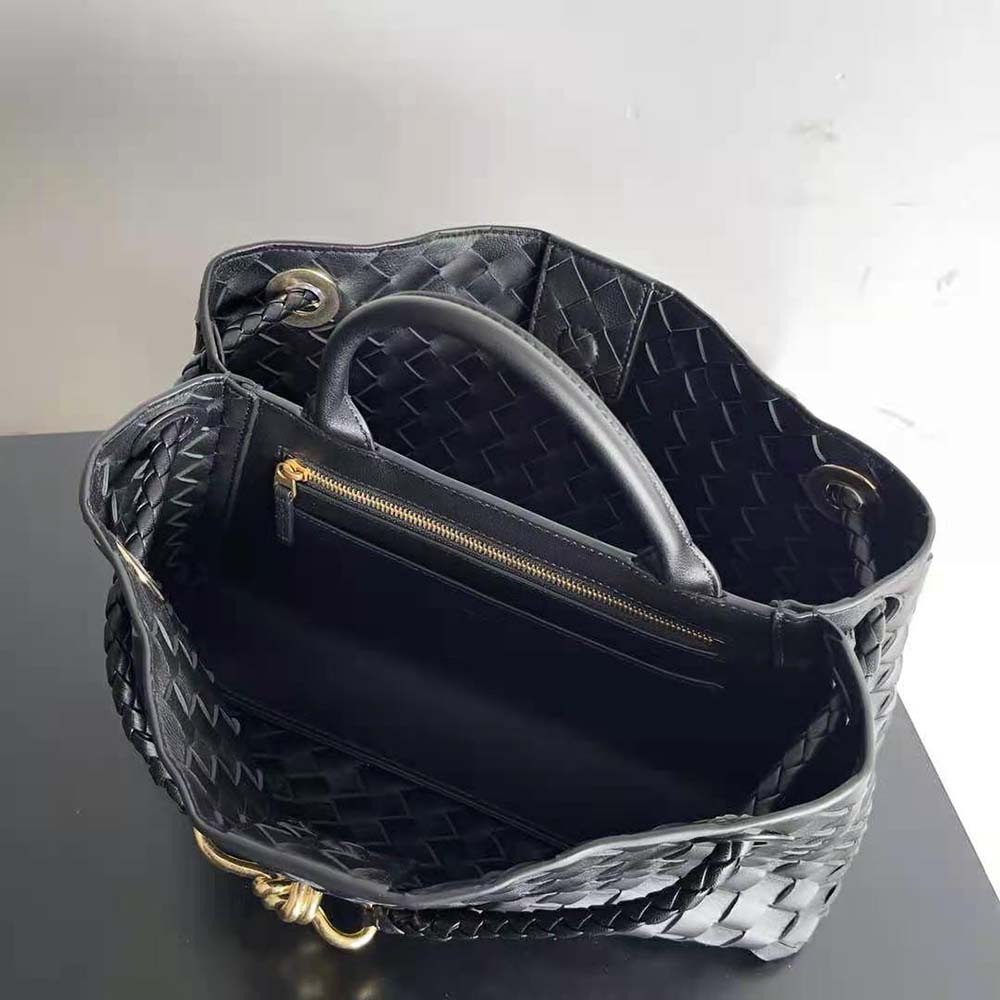 Bottega Veneta Women Small East/West Andiamo-Black - image 7