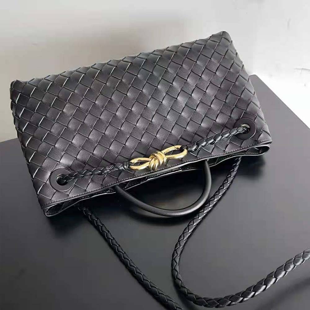Bottega Veneta Women Small East/West Andiamo-Black - image 4