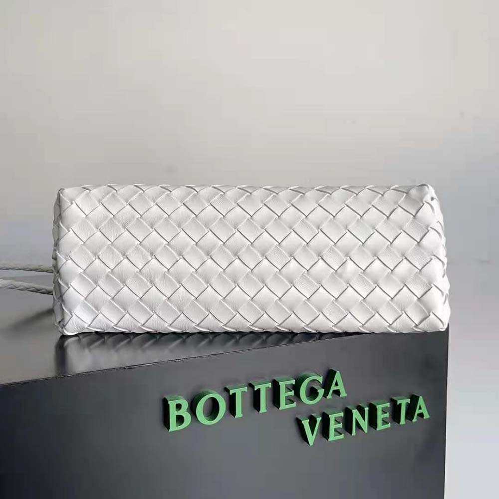 Bottega Veneta Women Small East/West Andiamo-White - image 4