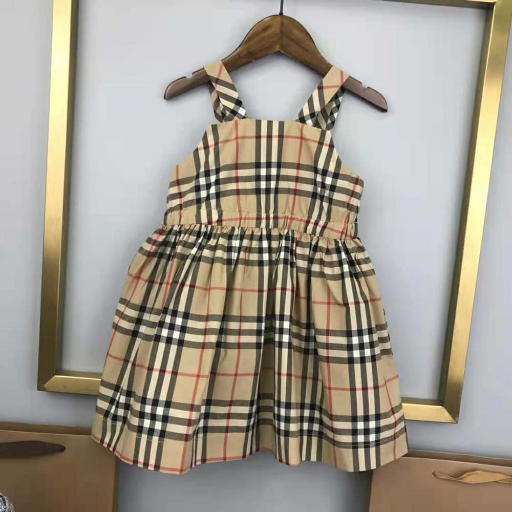 Burberry Girls’ Vintage Check Stretch Cotton Top - image 5