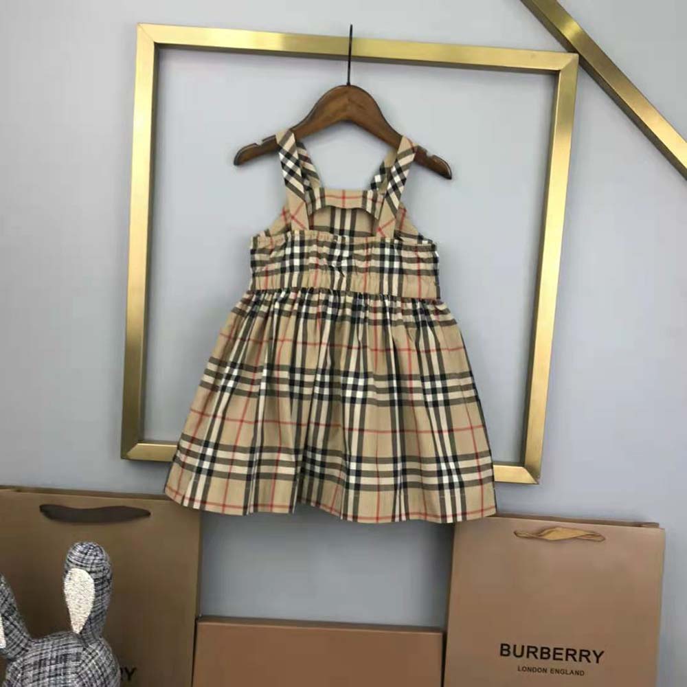 Burberry Girls’ Vintage Check Stretch Cotton Top - image 4