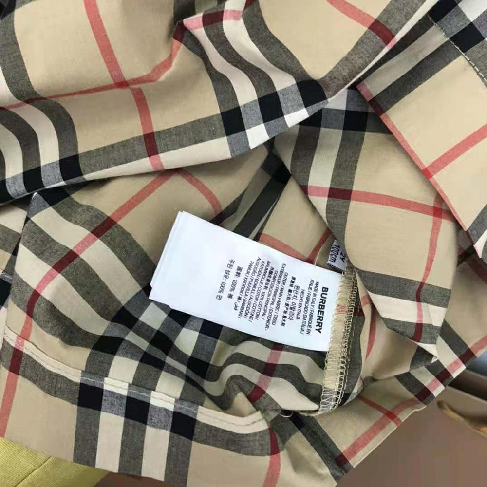 Burberry Girls’ Vintage Check Stretch Cotton Top - image 9