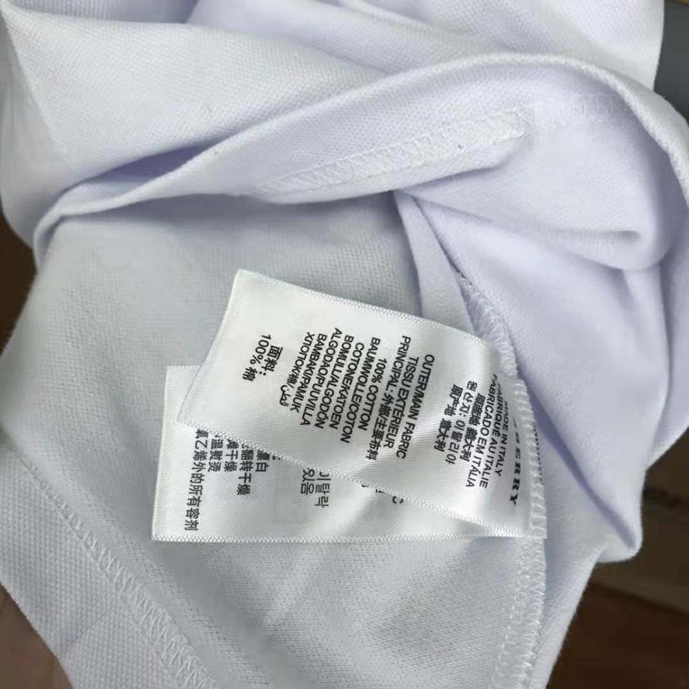 Burberry Girls’ Vintage Check Trim Cotton Piqué Polo Shirt Dress-White - image 9