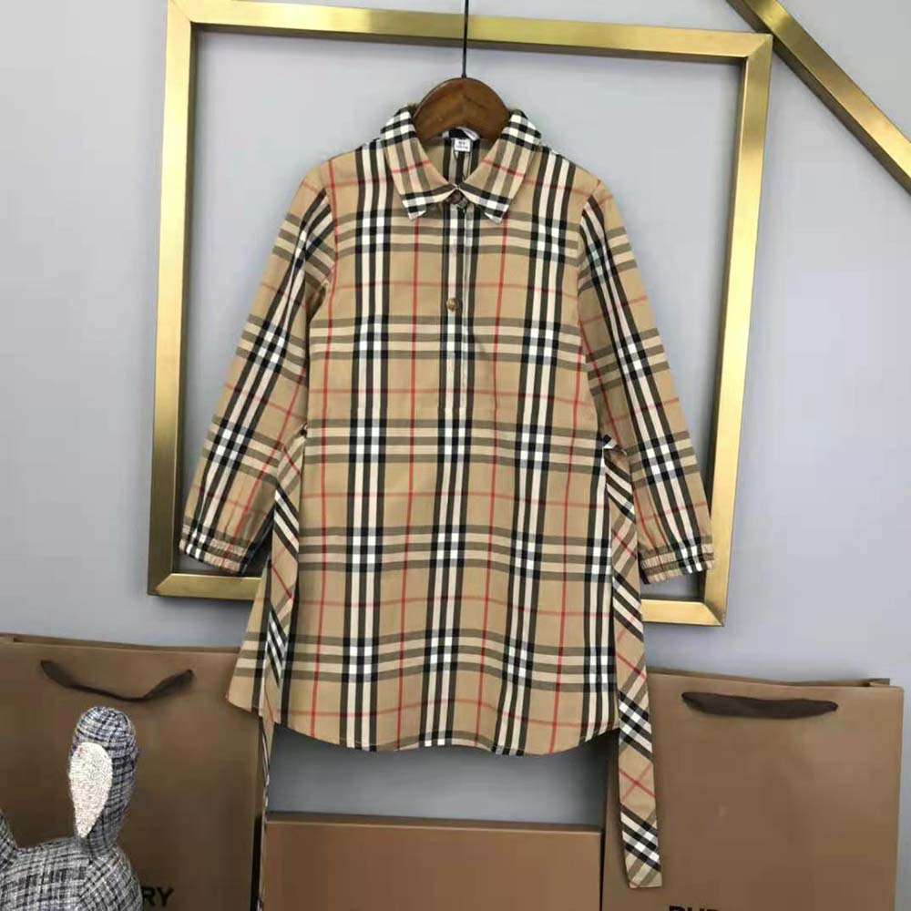Interior shot showing Burberry check lining of reversible car coat