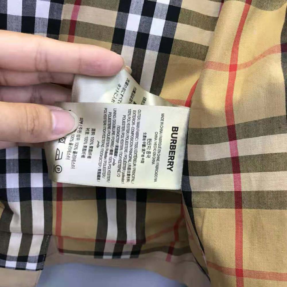 Burberry Kids’ Cotton Gabardine Trench Coat-Beige - image 10