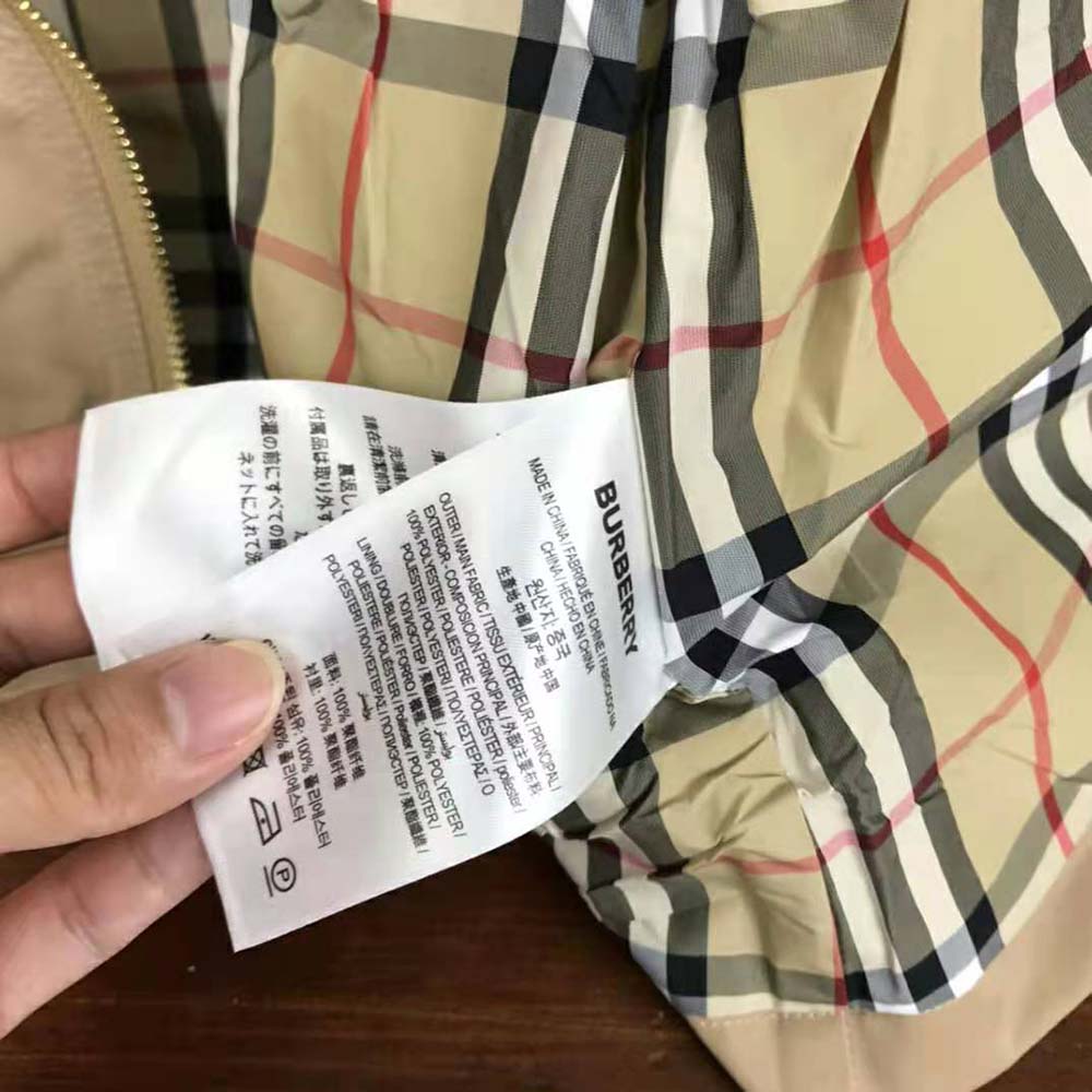 Burberry Kids’ Vintage Check-lined Cotton Hooded Jacket - image 10
