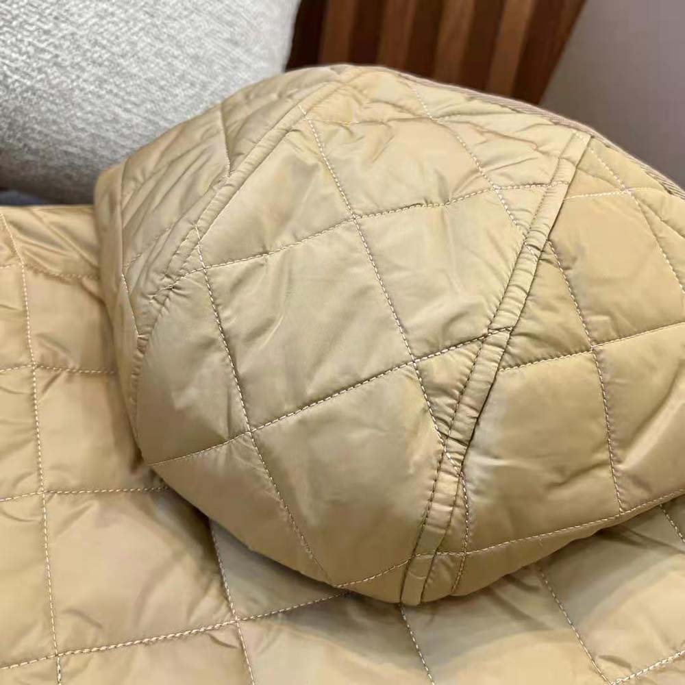 Burberry Women Diamond Quilted Nylon Jacket-Brown - image 9