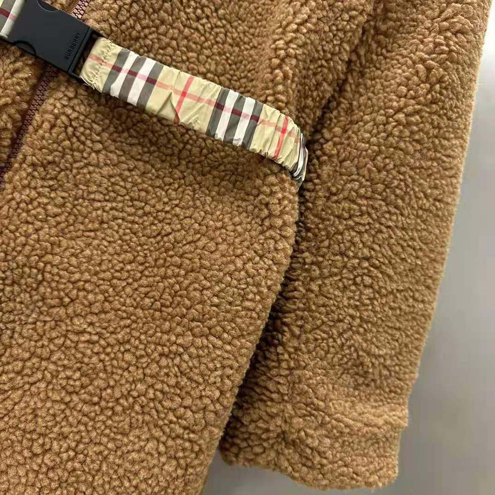Burberry Women EKD Fleece Jacket-Brown - image 6