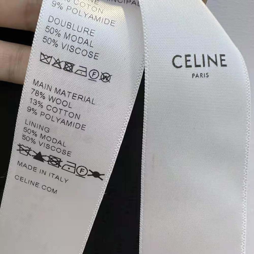Celine Women Chasseur Jacket in Bouclette Natté-Black - image 10