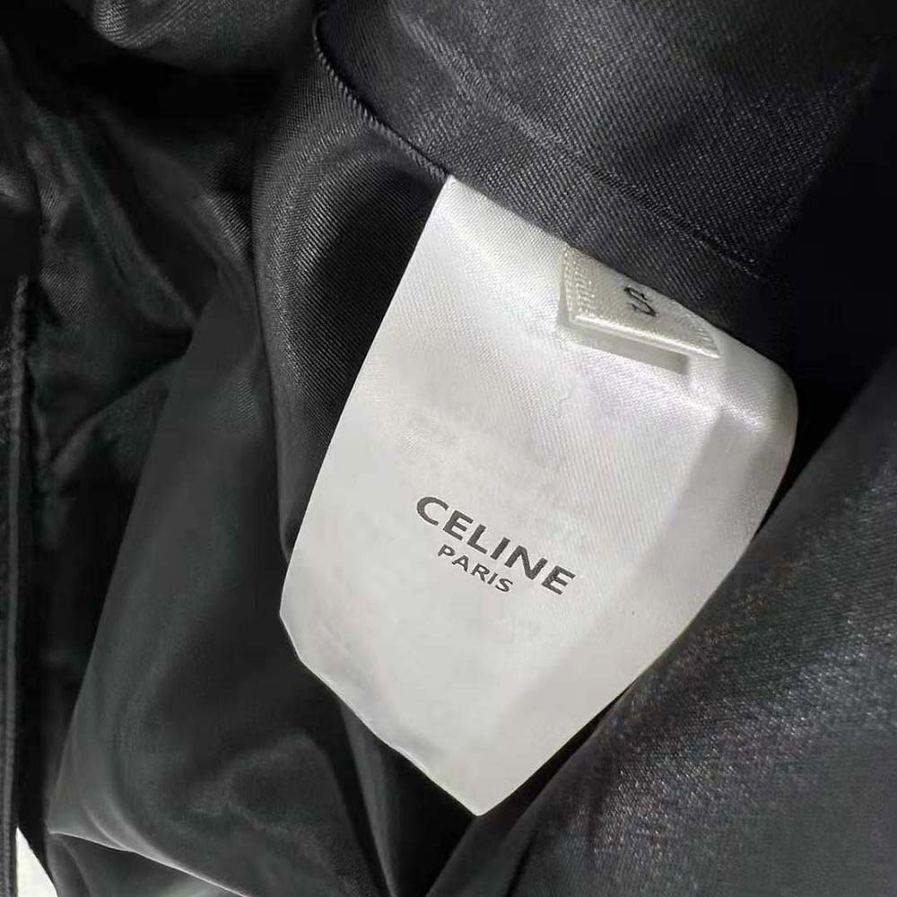 Celine Women Military Coat in Wool Cloth - image 9