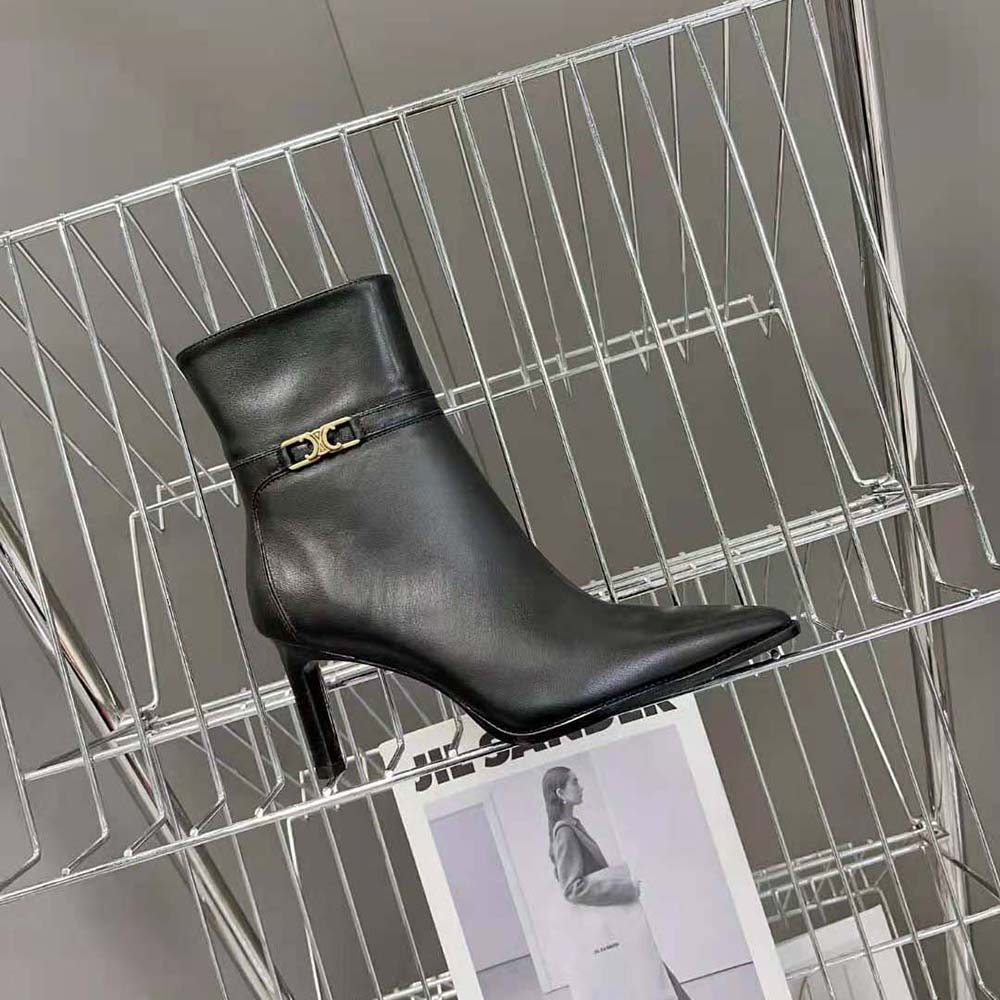 Celine Women Verneuil Ankle Boot with Triomphe in Calfskin - image 6