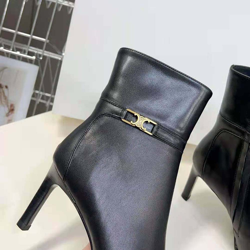 Celine Women Verneuil Ankle Boot with Triomphe in Calfskin - image 8