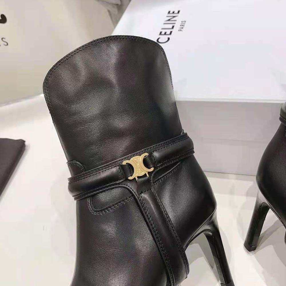 Celine Women Verneuil Triomphe Harness Low Boot in Calfskin - image 7