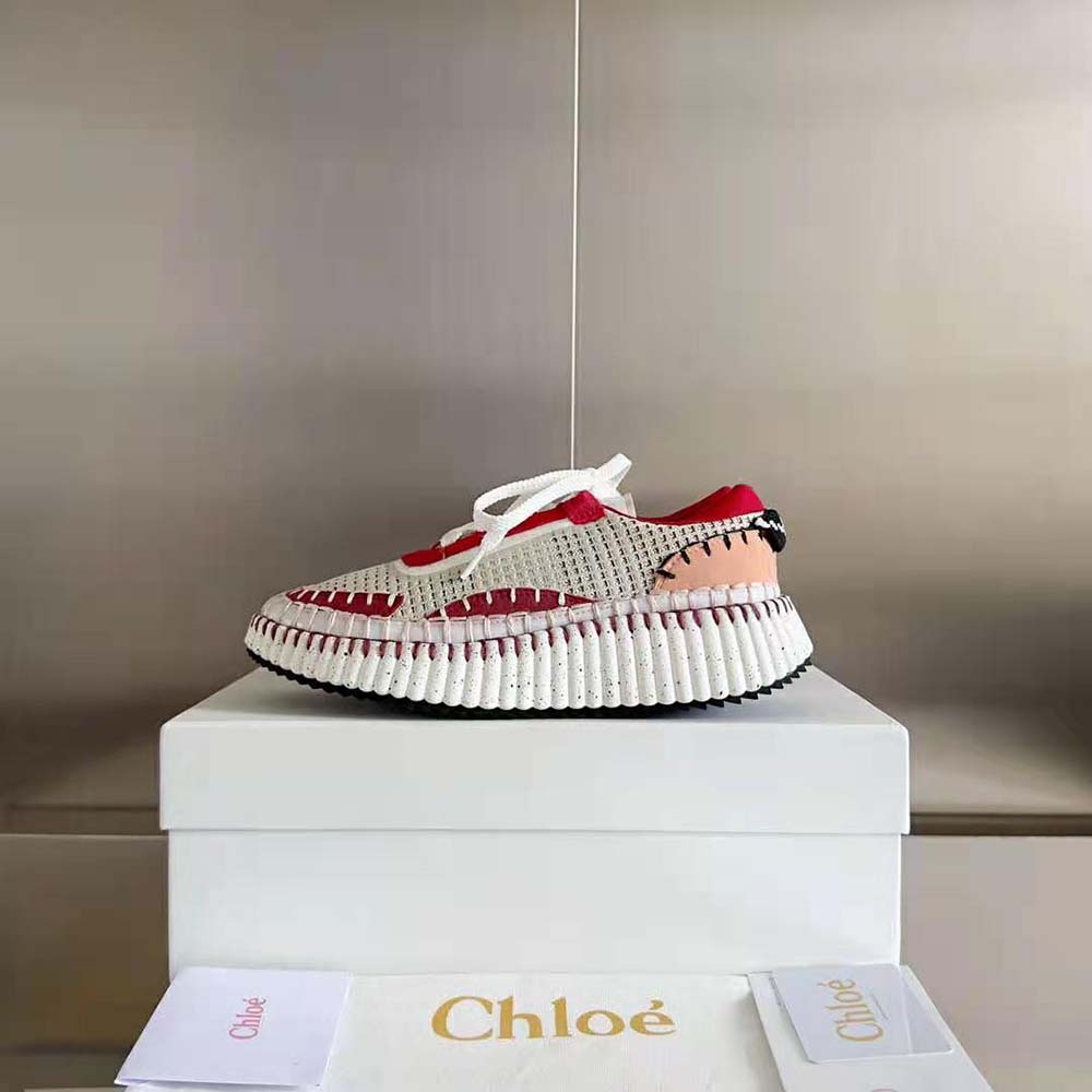 Chloe Unisex Nama Sneaker-Red - image 8