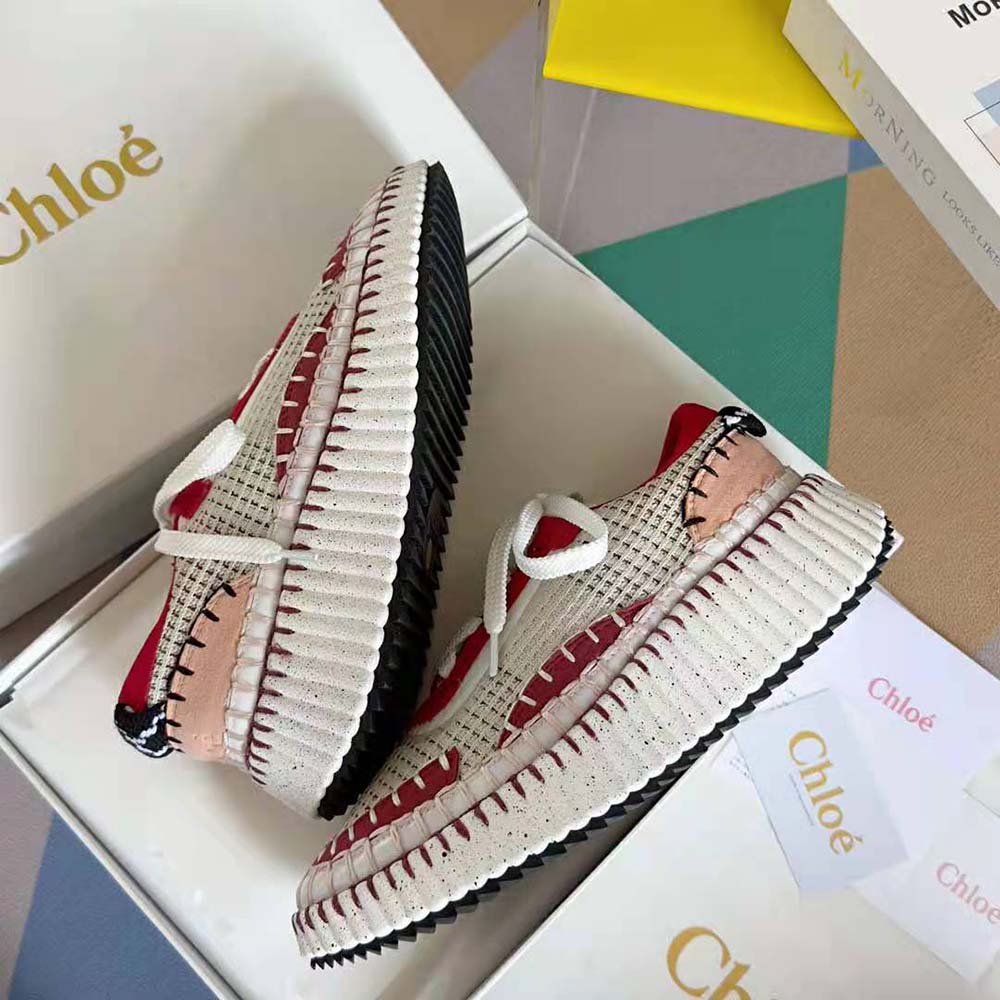 Chloe Unisex Nama Sneaker-Red - image 7