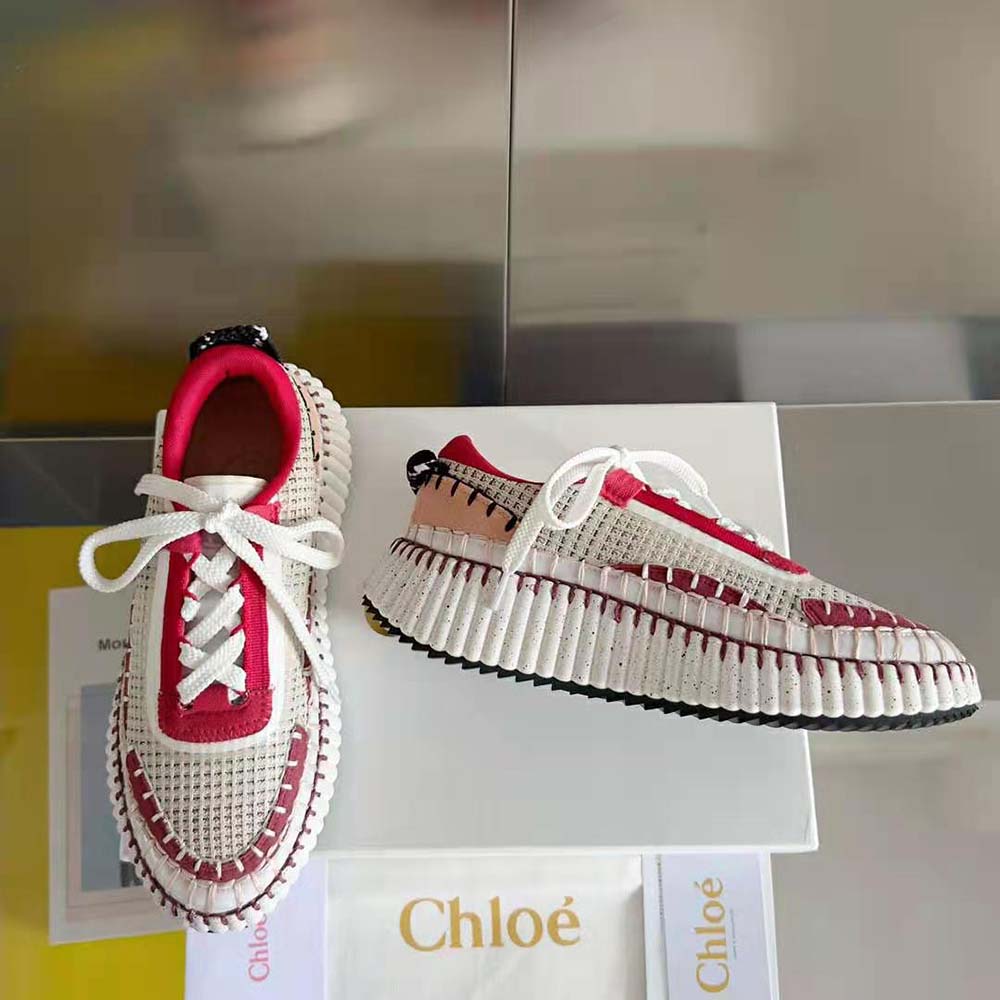 Chloe Unisex Nama Sneaker-Red - image 5