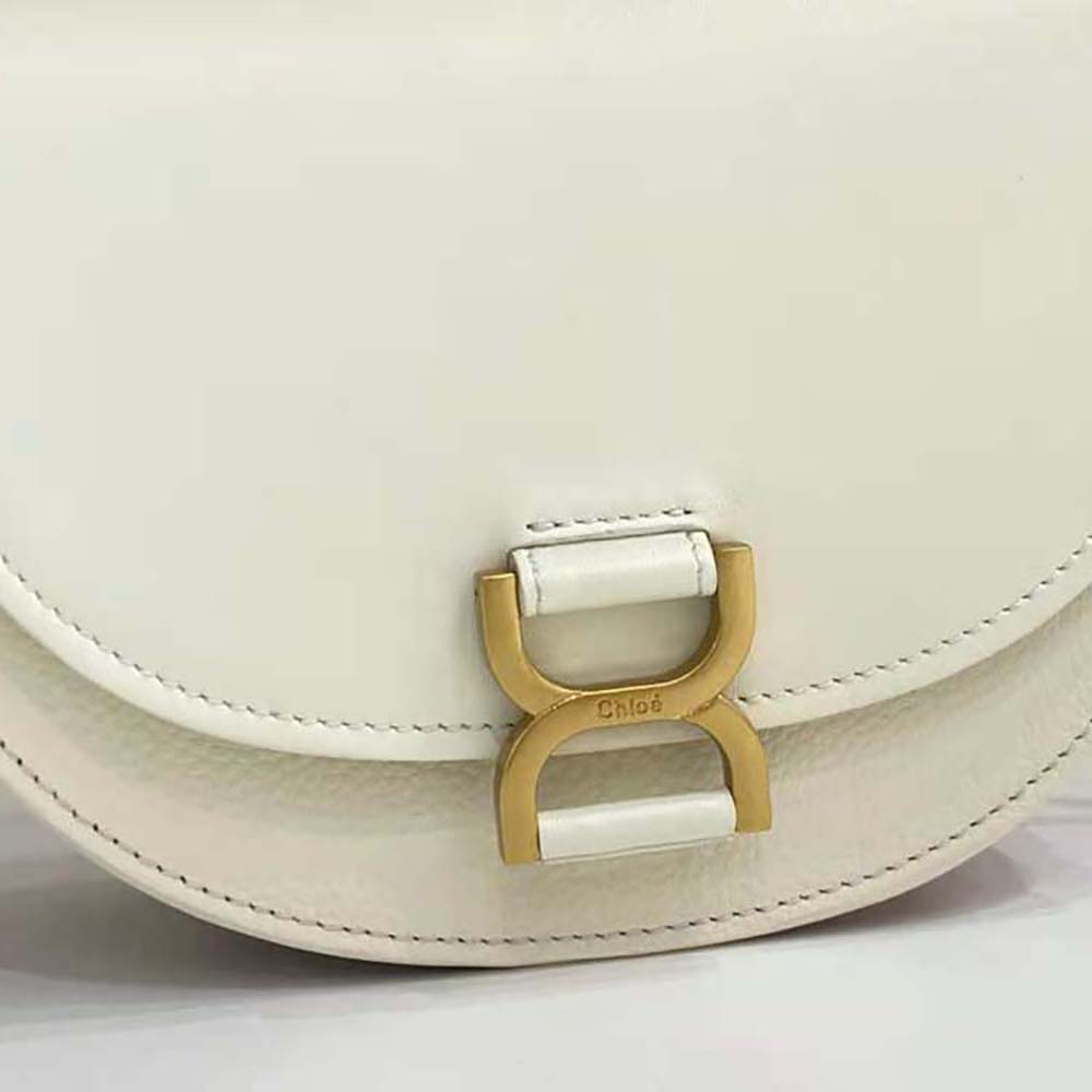 Chloé Women Marcie Chain Flap Bag-White - image 9