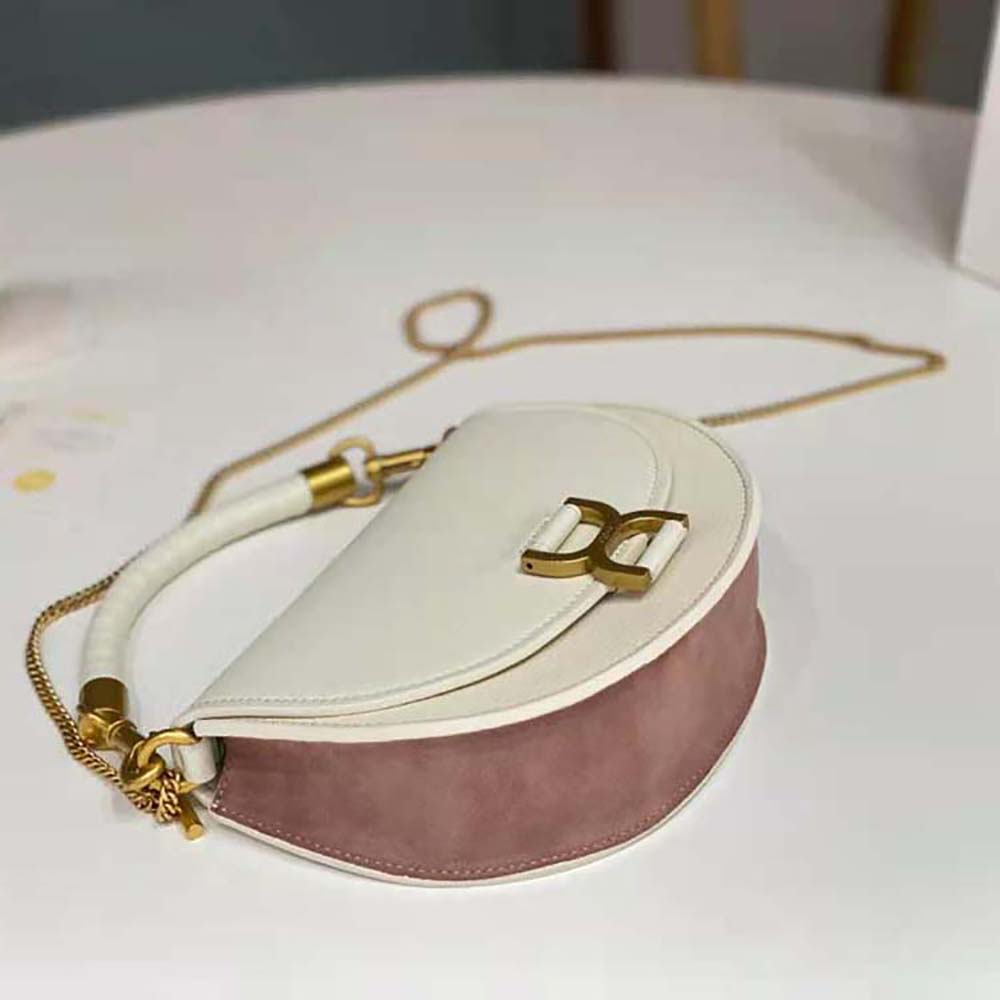 Chloé Women Marcie Chain Flap Bag-White - image 6