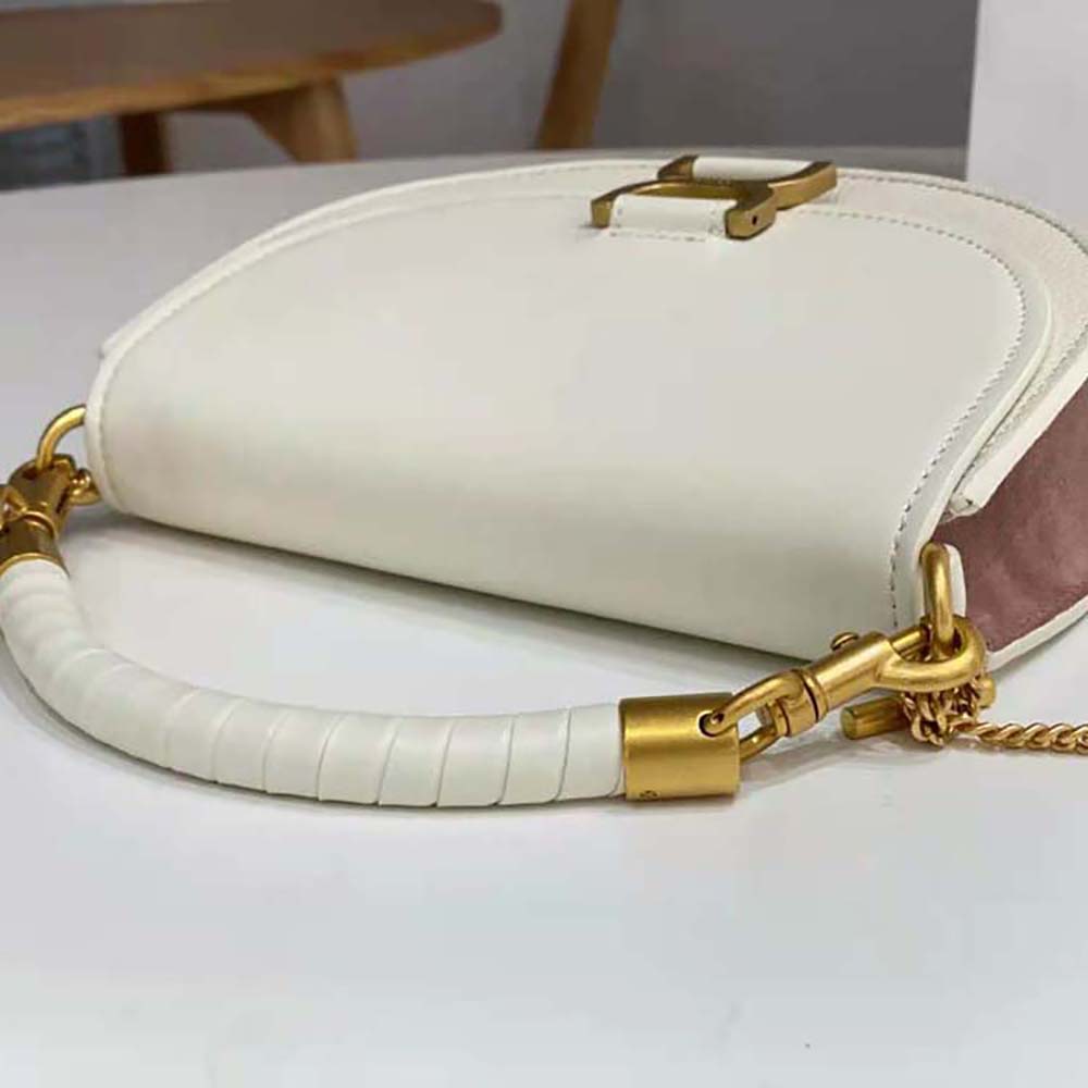 Chloé Women Marcie Chain Flap Bag-White - image 7