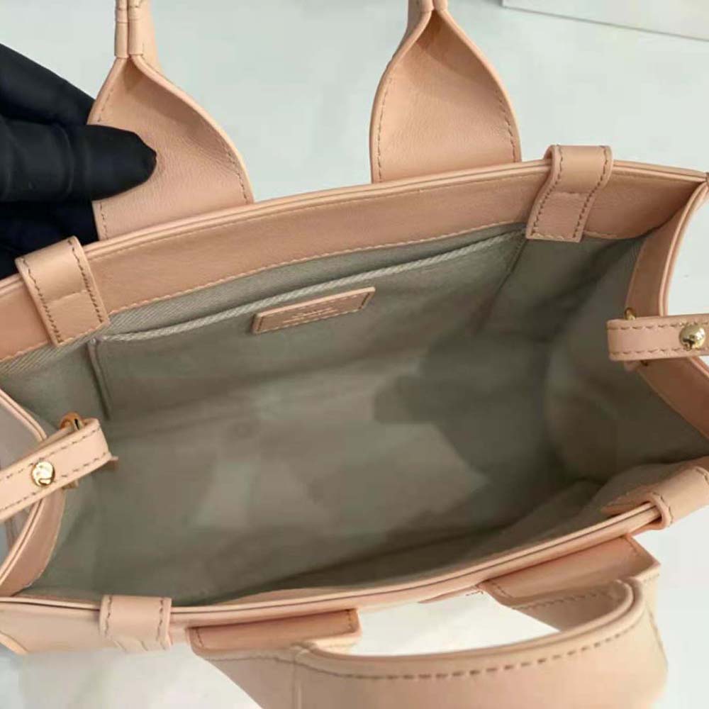 Chloe Women Mini Woody Tote Bag-Pink - image 8