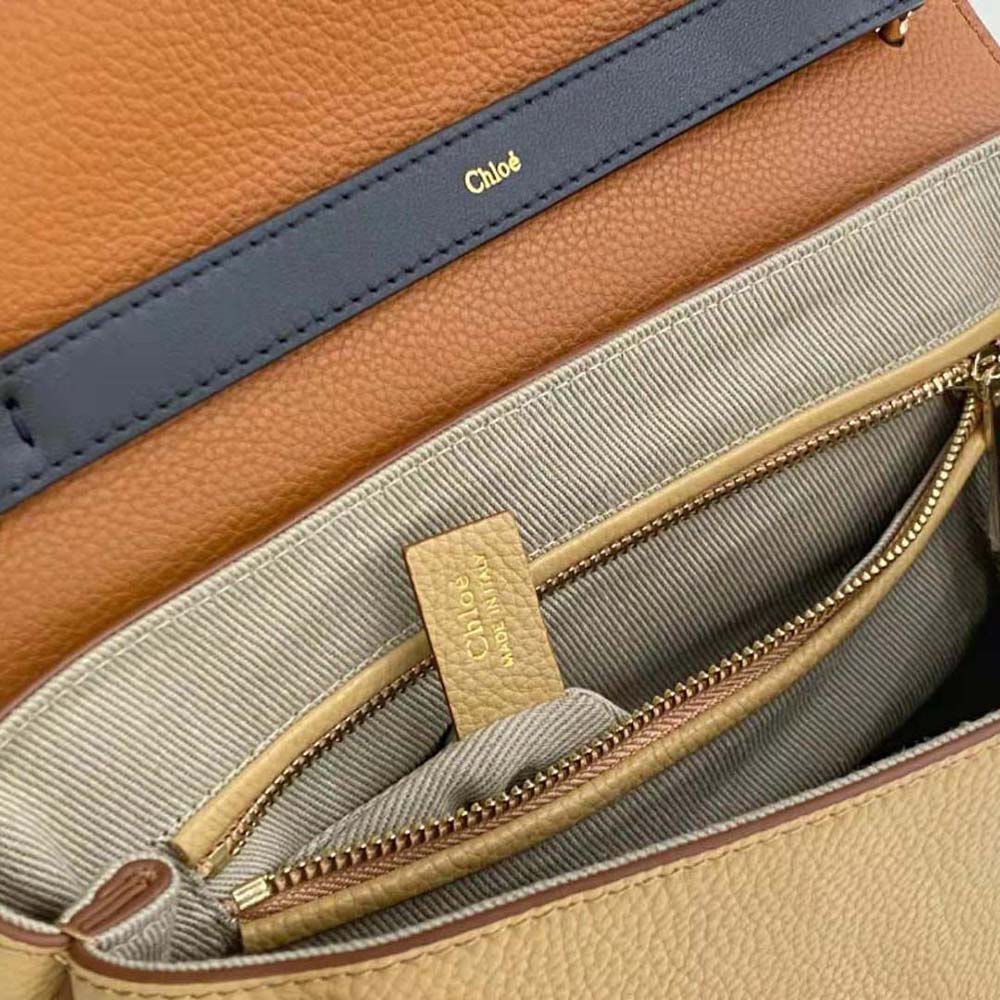 Chloe Women Penelope Medium Soft Shoulder Bag-Gold - image 9