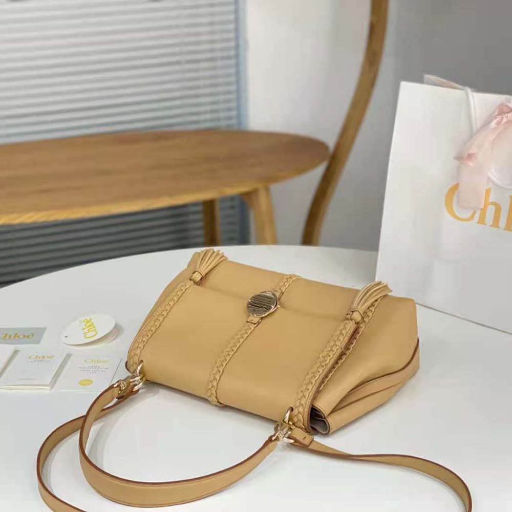 Chloe Women Penelope Medium Soft Shoulder Bag-Gold - image 5