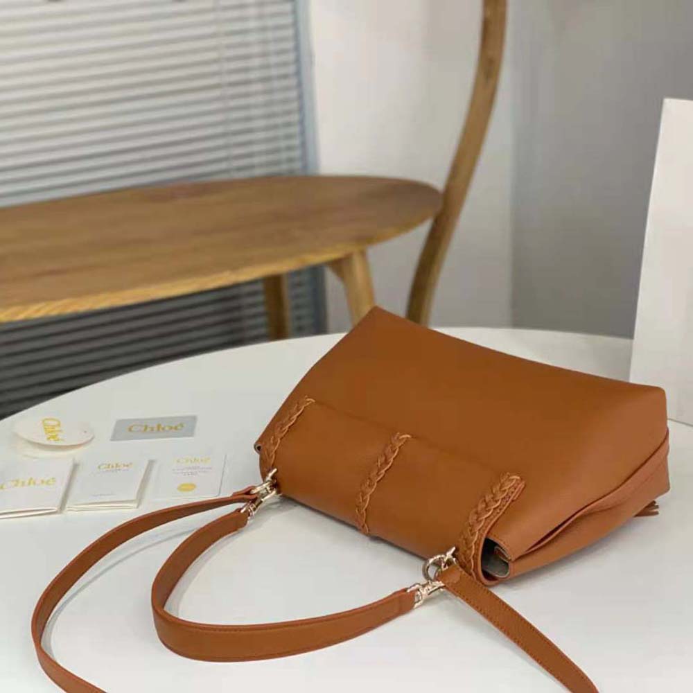 Chloe Women Penelope Medium Soft Shoulder Bag-Brown - image 5