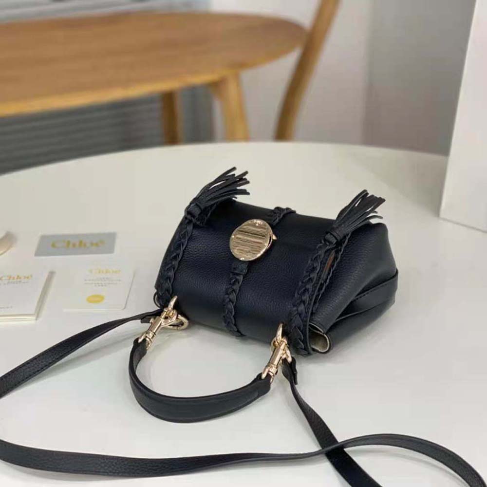 Chloe Women Penelope Mini Soft Shoulder Bag-Black - image 5