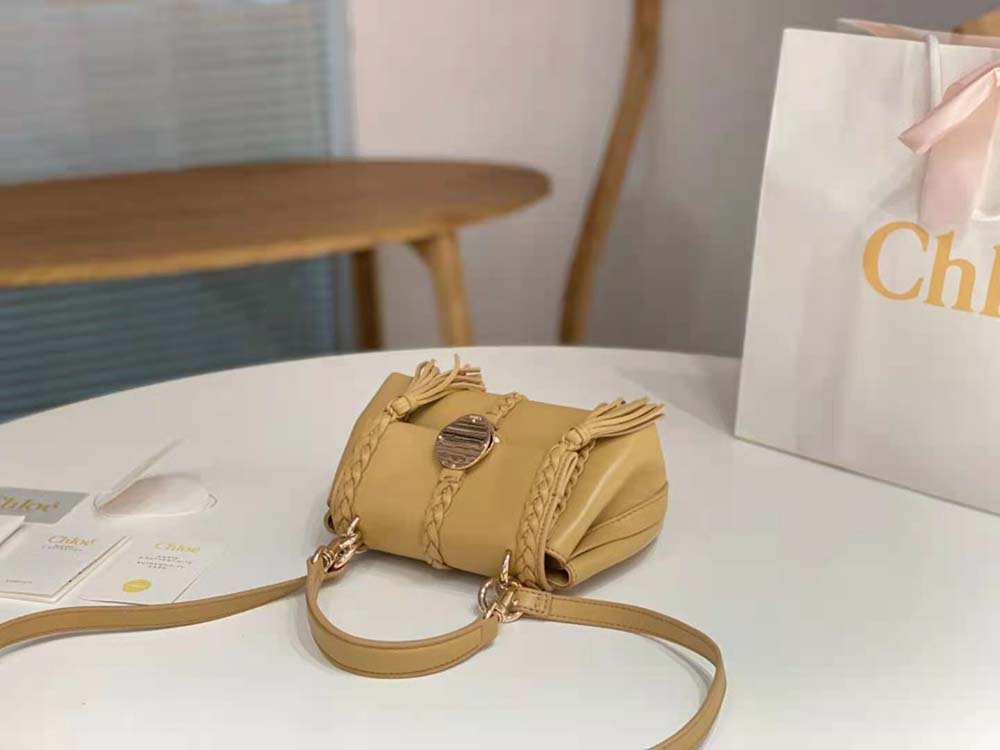 Chloé Women Penelope Mini Soft Shoulder Bag-Brown - image 5
