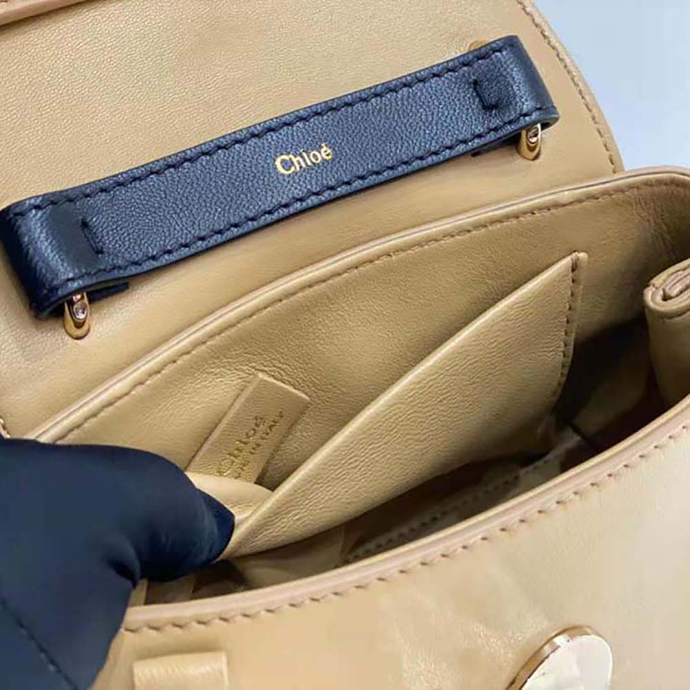 Chloé Women Penelope Mini Soft Shoulder Bag-Brown - image 9