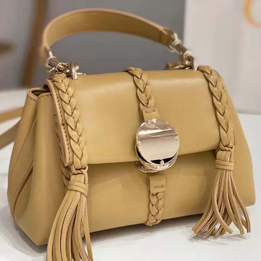 Chloé Women Penelope Mini Soft Shoulder Bag-Brown - image 7