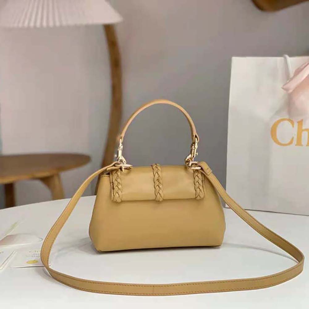 Chloé Women Penelope Mini Soft Shoulder Bag-Brown - image 4