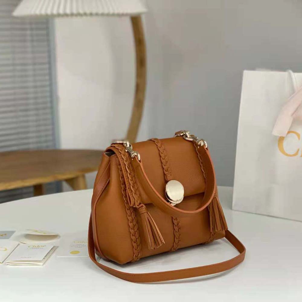 Chloe Women Penelope Small Soft Shoulder Bag-Brown - image 4