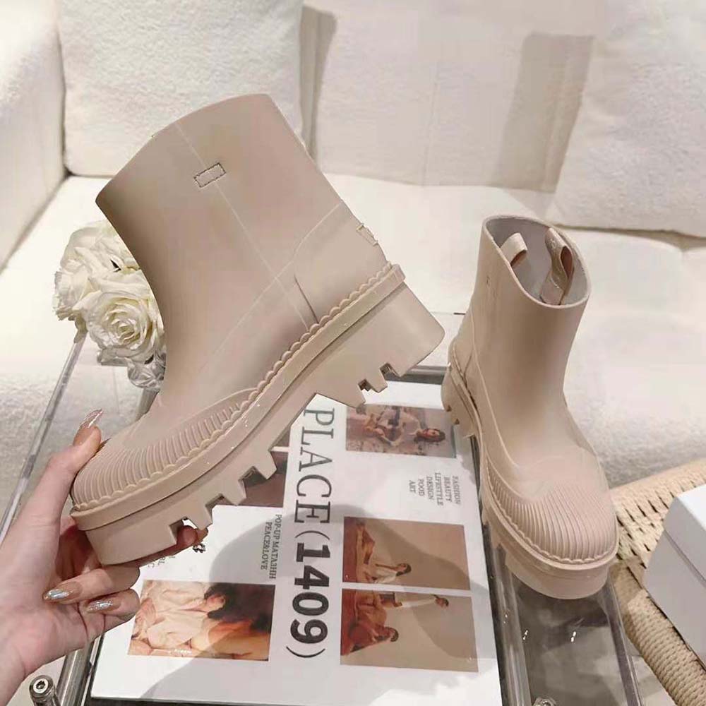 Chloe Women Raina Rain Boot-Beige - image 4