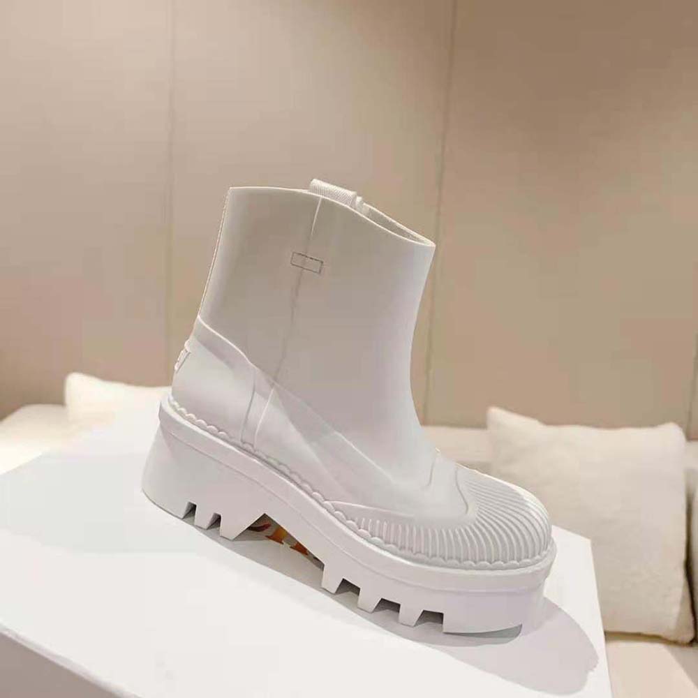 Chloe Women Raina Rain Boot-White - image 6