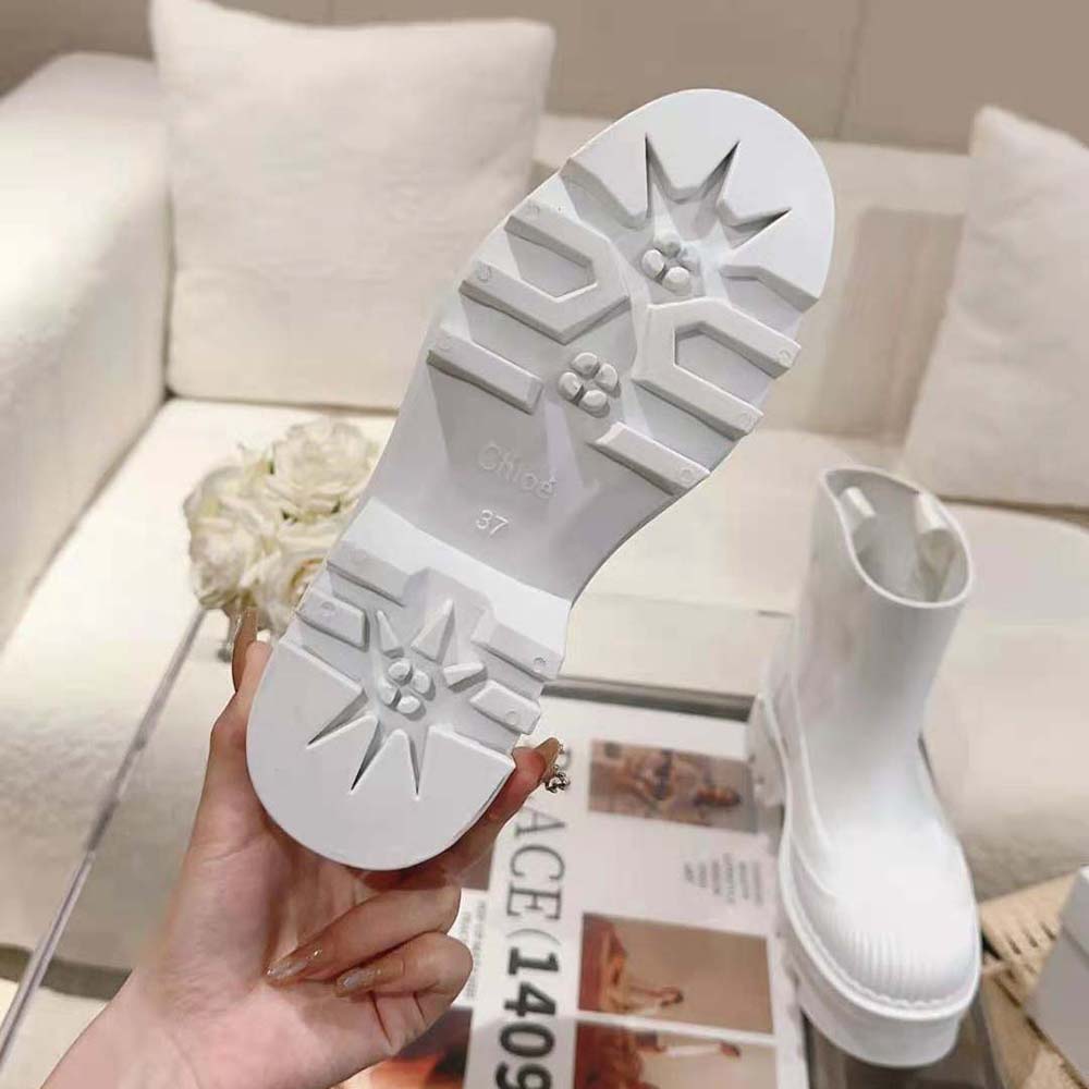 Chloe Women Raina Rain Boot-White - image 10