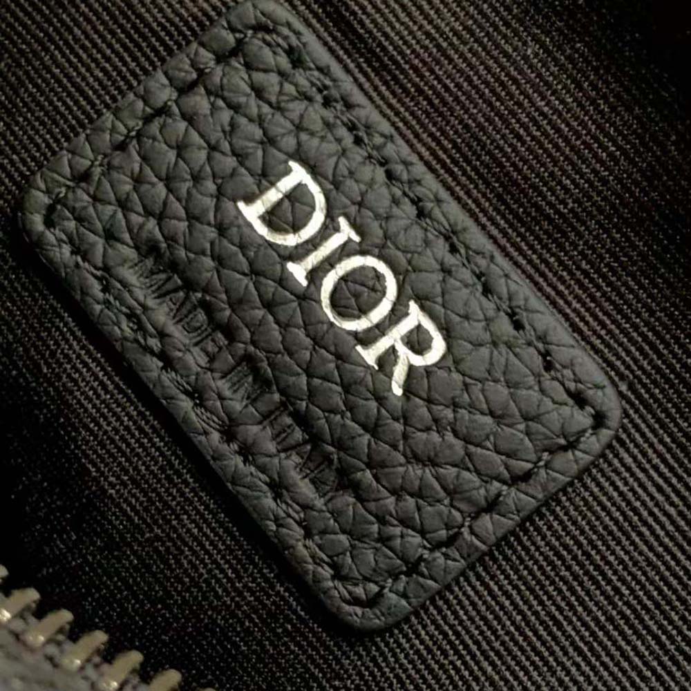 Dior Men 8 Mini Bag with Strap Beige and Black Dior Oblique Jacquard - image 10