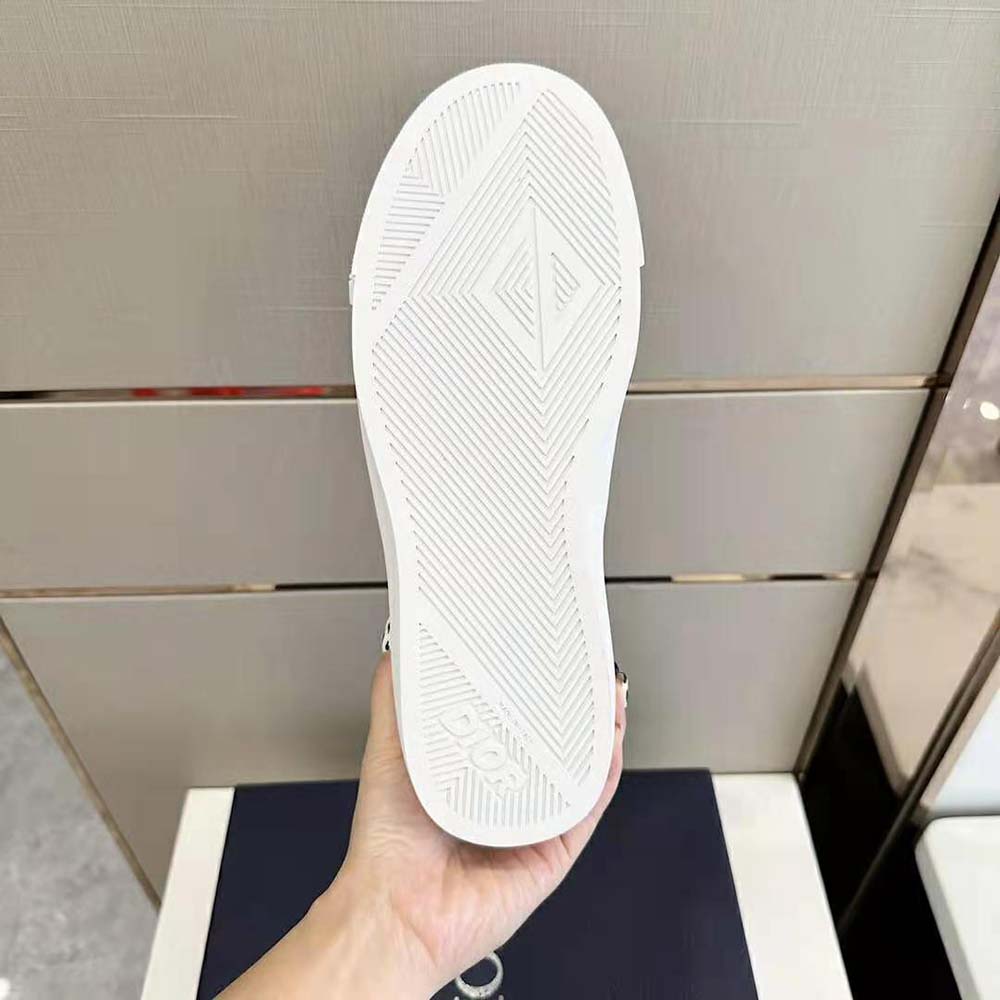 Dior Men B101 Slip-on Sneaker Black CD Diamond Canvas and Smooth Calfskin - image 9