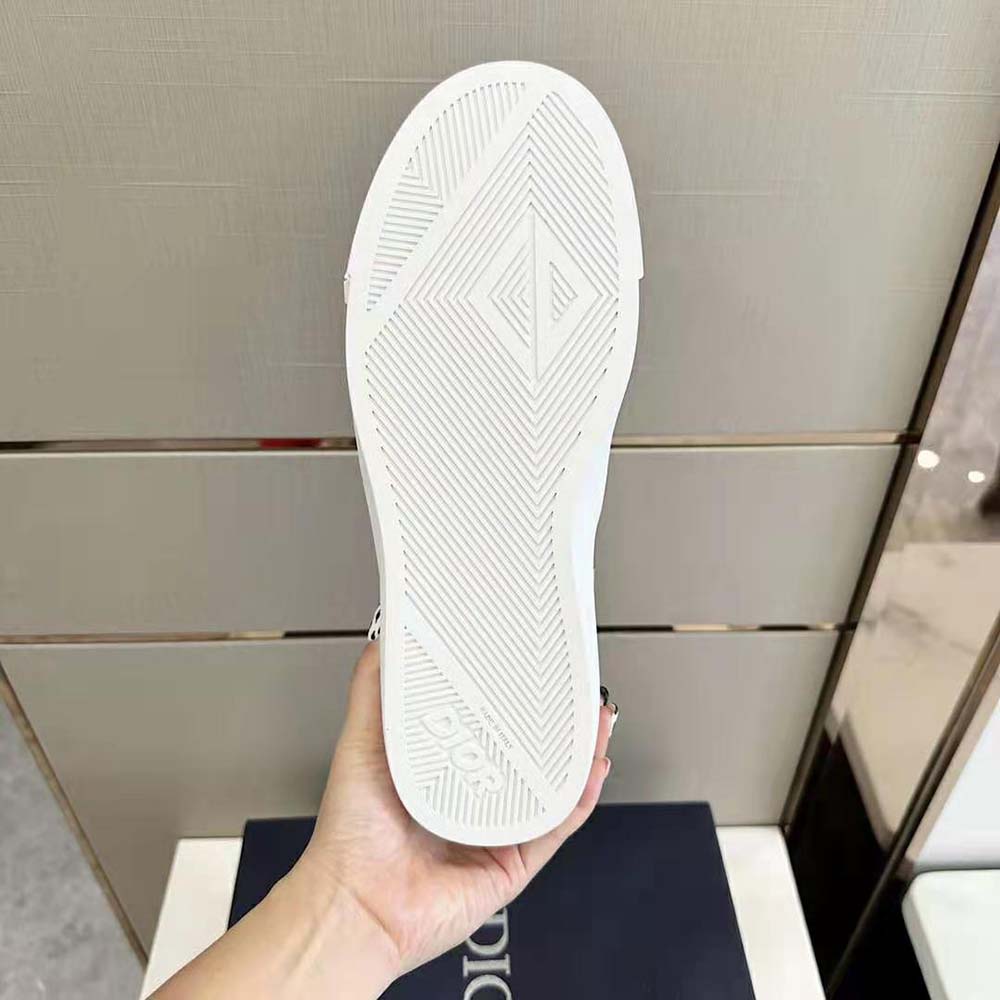 Dior Men B101 Slip-on Sneaker Navy Blue CD Diamond Canvas and Smooth Calfskin - image 10