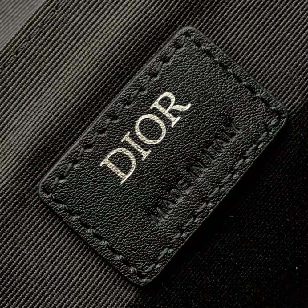 Dior Men Mini Dior Hit the Road Bag Black CD Diamond Canvas - image 10