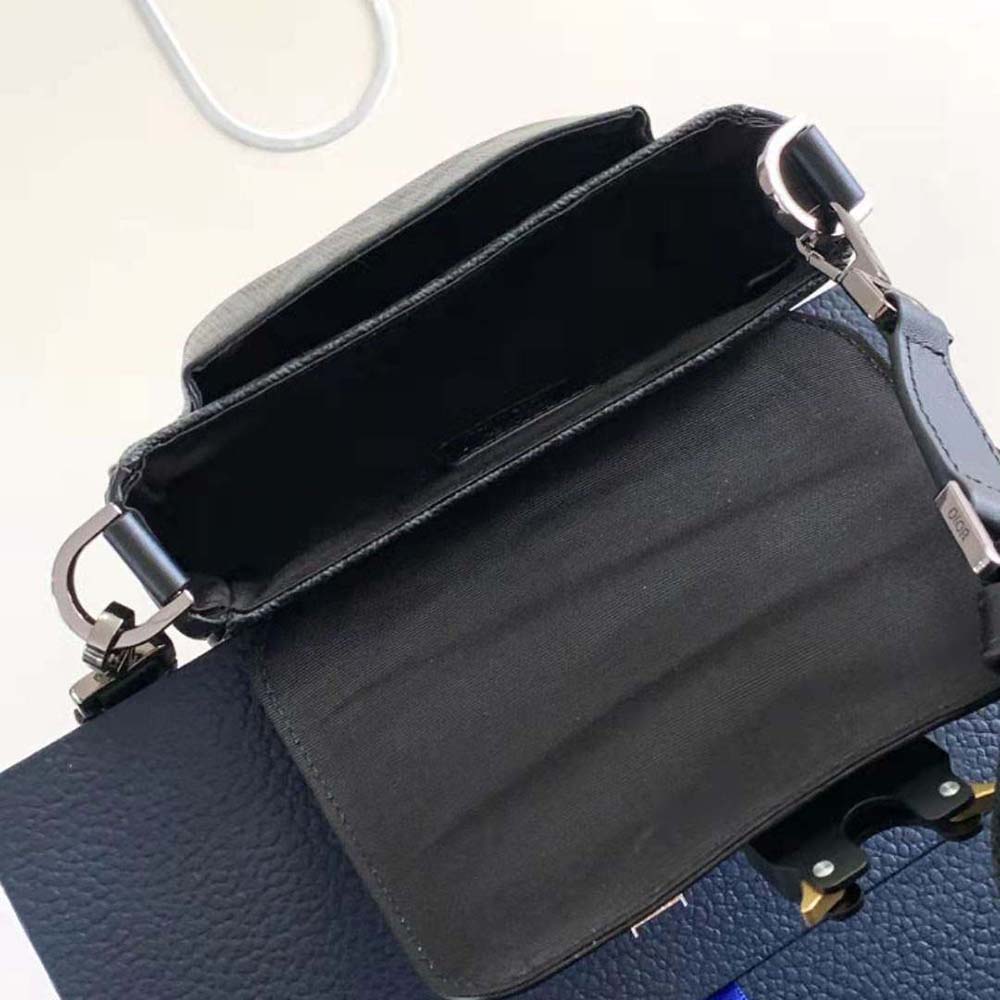 Dior Men Mini Dior Hit the Road Bag Black CD Diamond Canvas - image 7