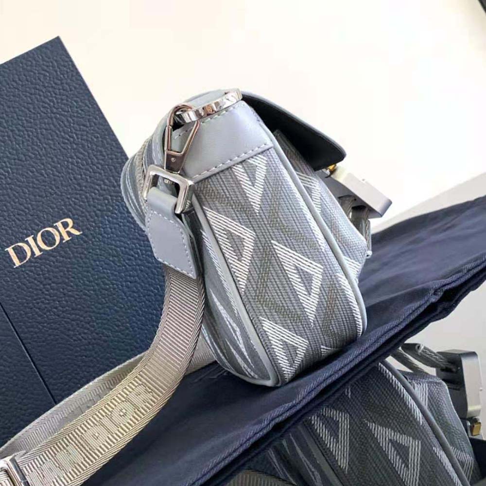 Dior Men Mini Dior Hit the Road Bag Dior Gray CD Diamond Canvas - image 4