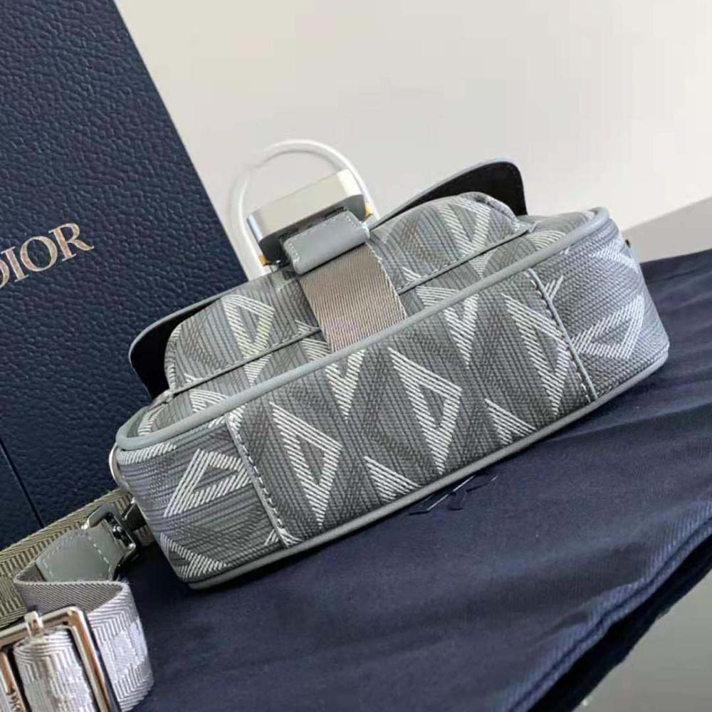Dior Men Mini Dior Hit the Road Bag Dior Gray CD Diamond Canvas - image 5