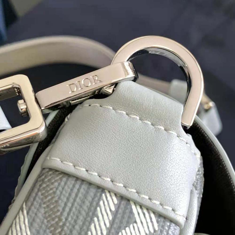Dior Men Mini Dior Hit the Road Bag Dior Gray CD Diamond Canvas - image 8