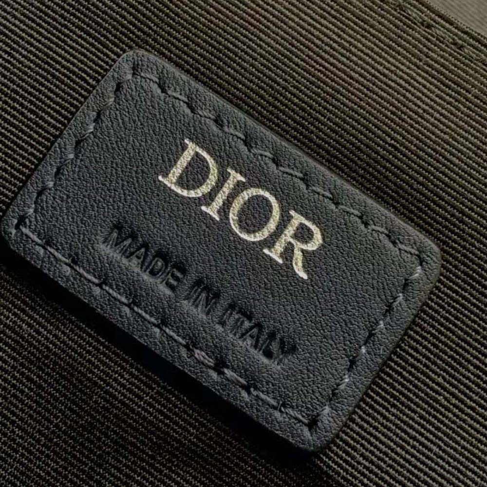 Dior Men Mini Dior Hit the Road Bag Navy Blue CD Diamond Canvas - image 10