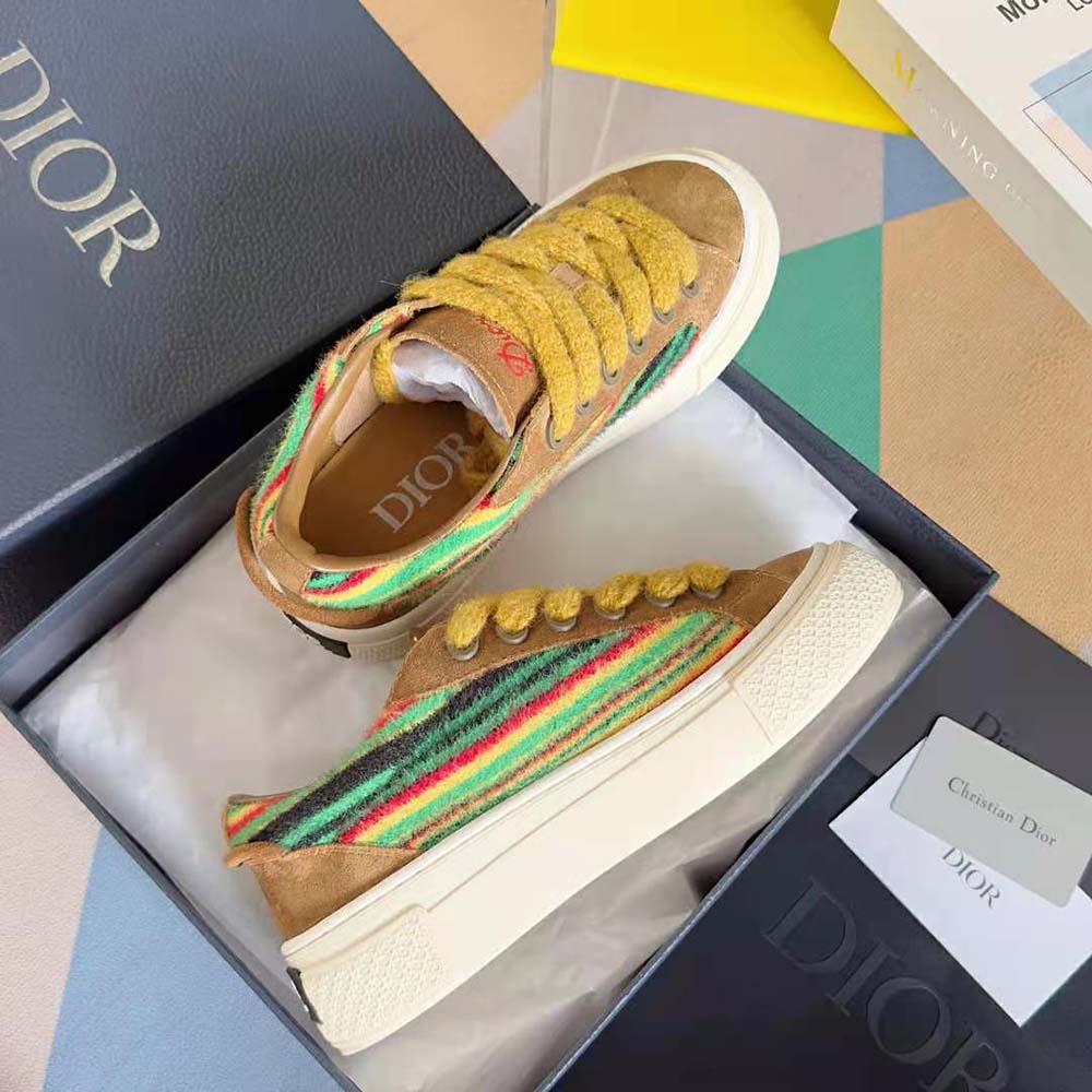 Dior Men Tears B33 Sneaker – Limited and Numbered Edition-Yellow - image 8