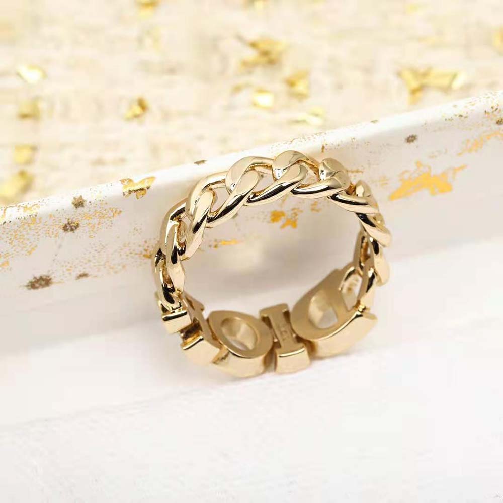 Dior Women Dio(r)evolution Ring Gold-Finish Metal - image 4