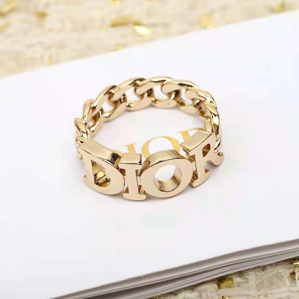 Dior Women Dio(r)evolution Ring Gold-Finish Metal - image 5